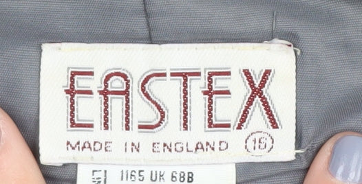 Eastex Women's Grey Wool Pencil Skirt Size 16