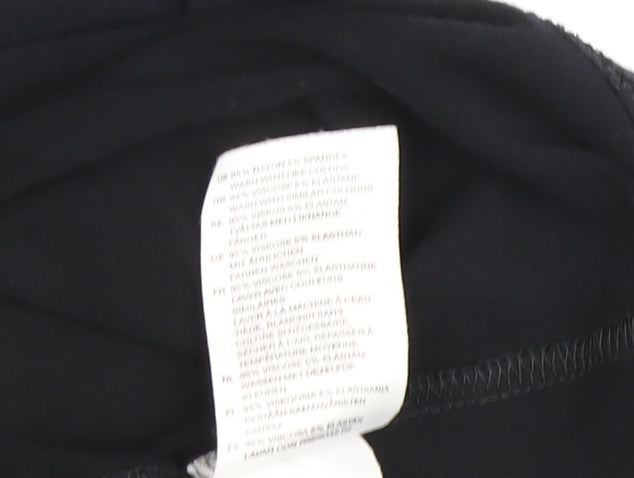 H&M Women's Black A-Line Skirt Size 12