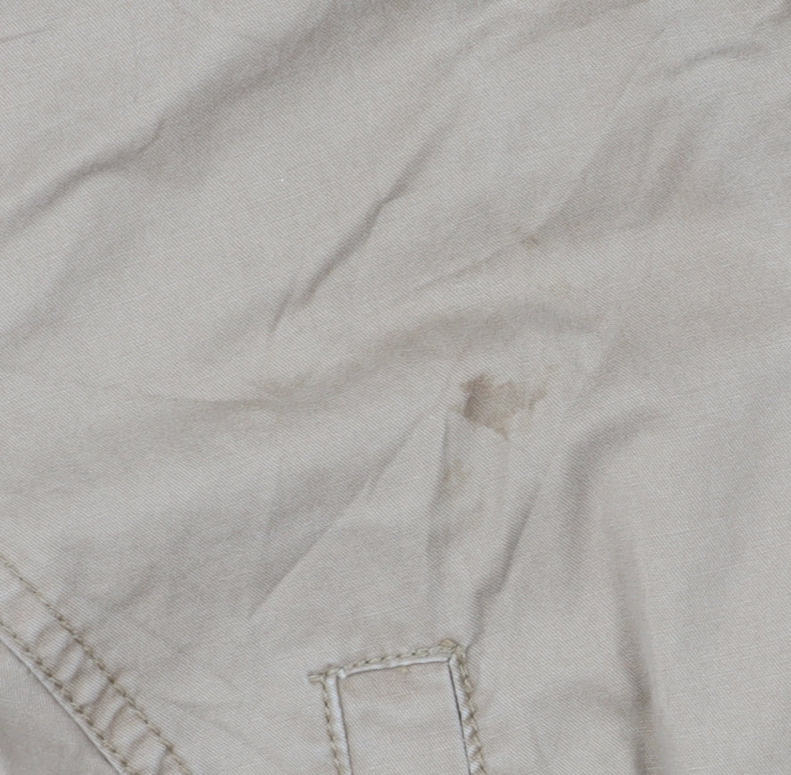 Dorothy Perkins Women's Beige Parka Coat Size 16