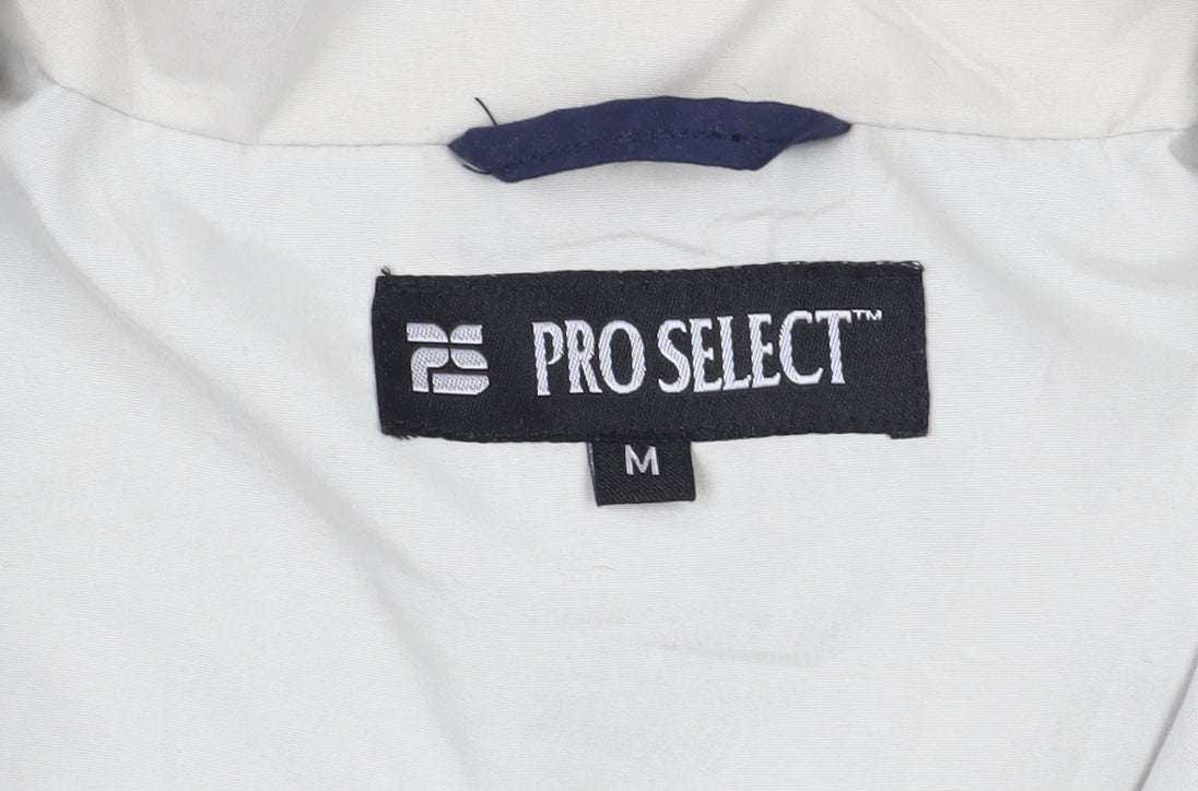 Pro Select Men's Blue Windbreaker Jacket M Casual