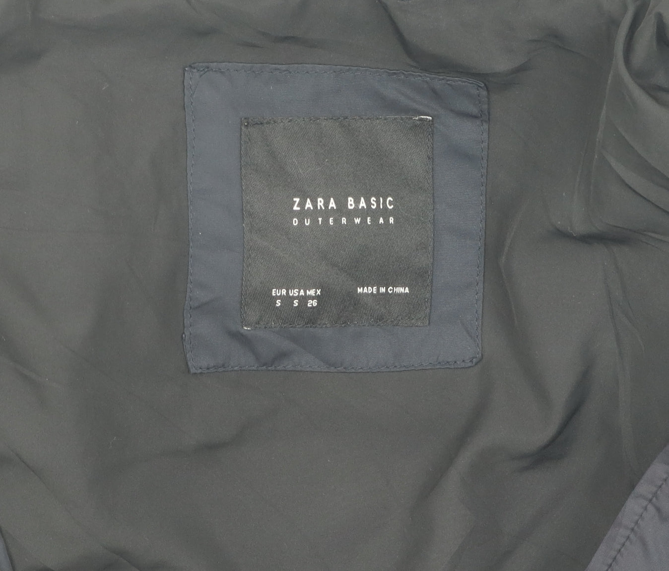 Zara Women's Black Puffer Jacket S Winter Coat