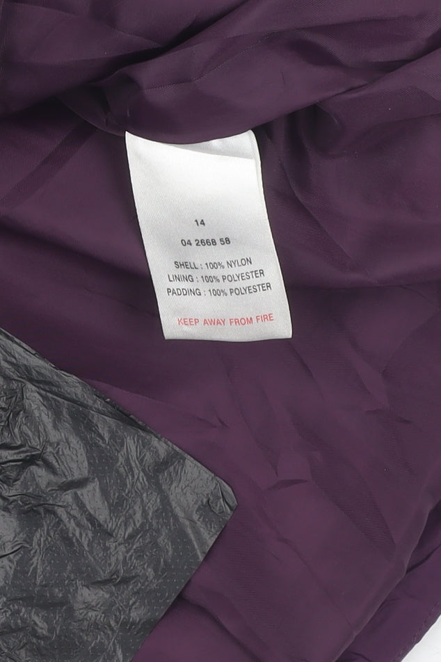 Peter Storm Women's Purple Sleeveless Waistcoat Size 14