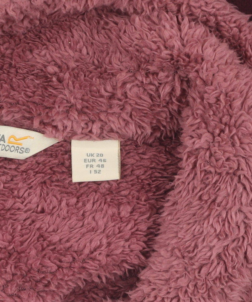 Regatta Women's Purple Fleece Jacket Size 20