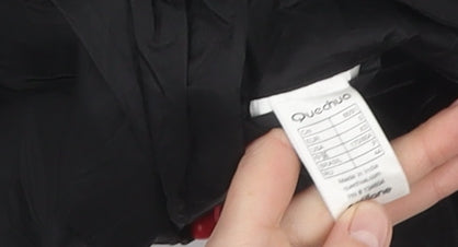 Quechua Unisex Black Windbreaker Jacket L