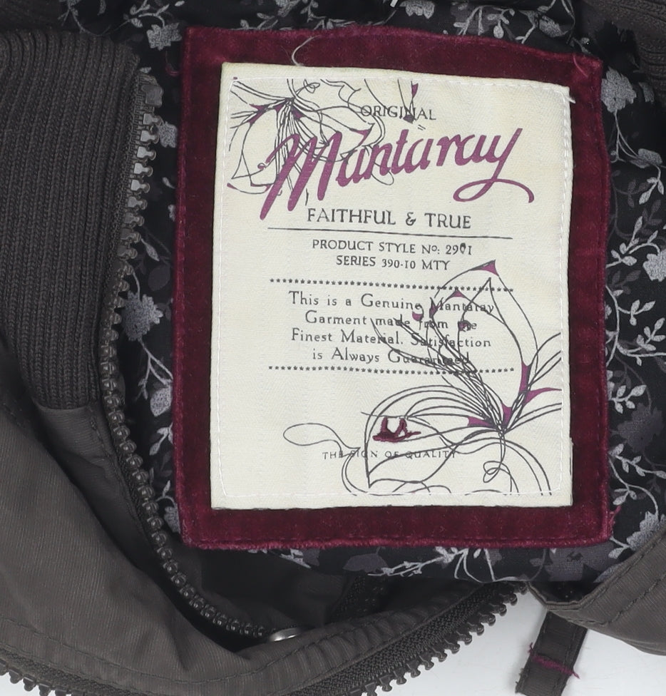 Mantaray Women's Brown Zip Jacket Size 12