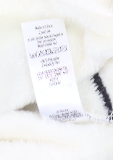 Disney at George Women's Ivory Minnie Mouse Hoodie - Size 12