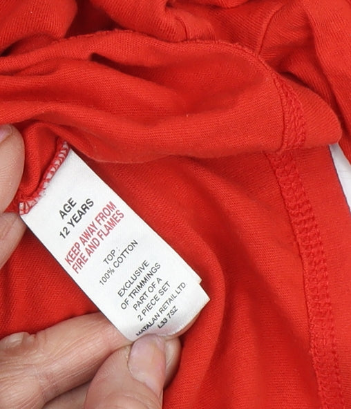 The Grinch Boys Red Christmas Pyjama Top 12 Years