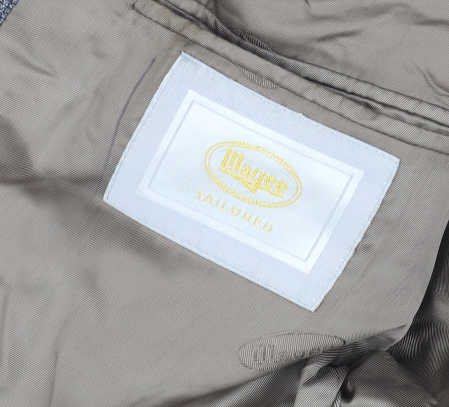 Magee Men's Grey Check Suit Jacket, 42R