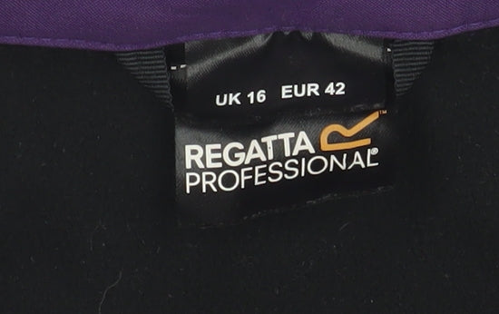 Regatta Women's Purple Size 16 Jacket, Full Zip, Casual