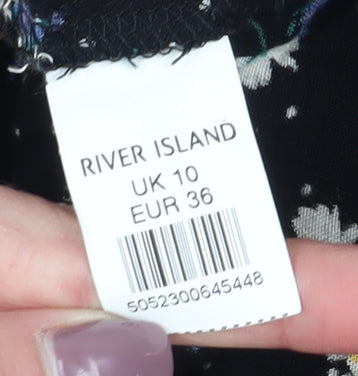 River Island Women's Floral Blouse Multicoloured Size 10