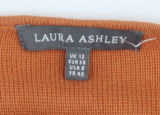 Laura Ashley Women's Orange Cardigan UK 12