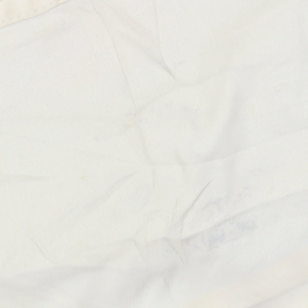 DKNY JEANS Women's Ivory Parka Jacket Small