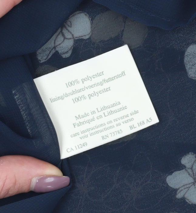 Laura Ashley Women's Floral Wrap Blouse UK 16