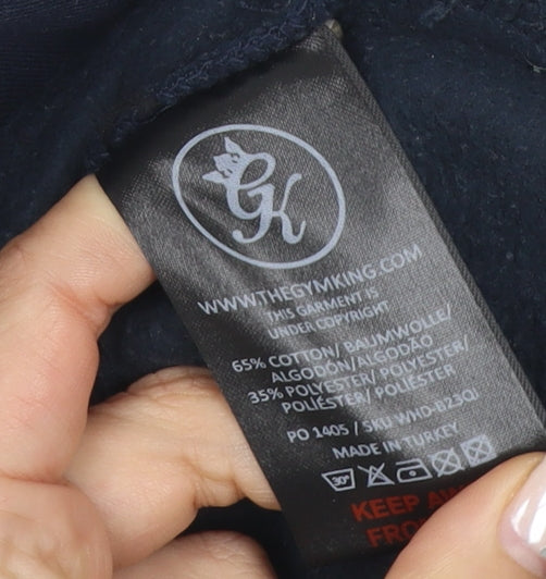 Gym King Women's Blue Pullover Hoodie - Size 12