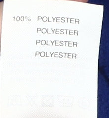 Damart Blue Fleece Hooded Jacket Women M