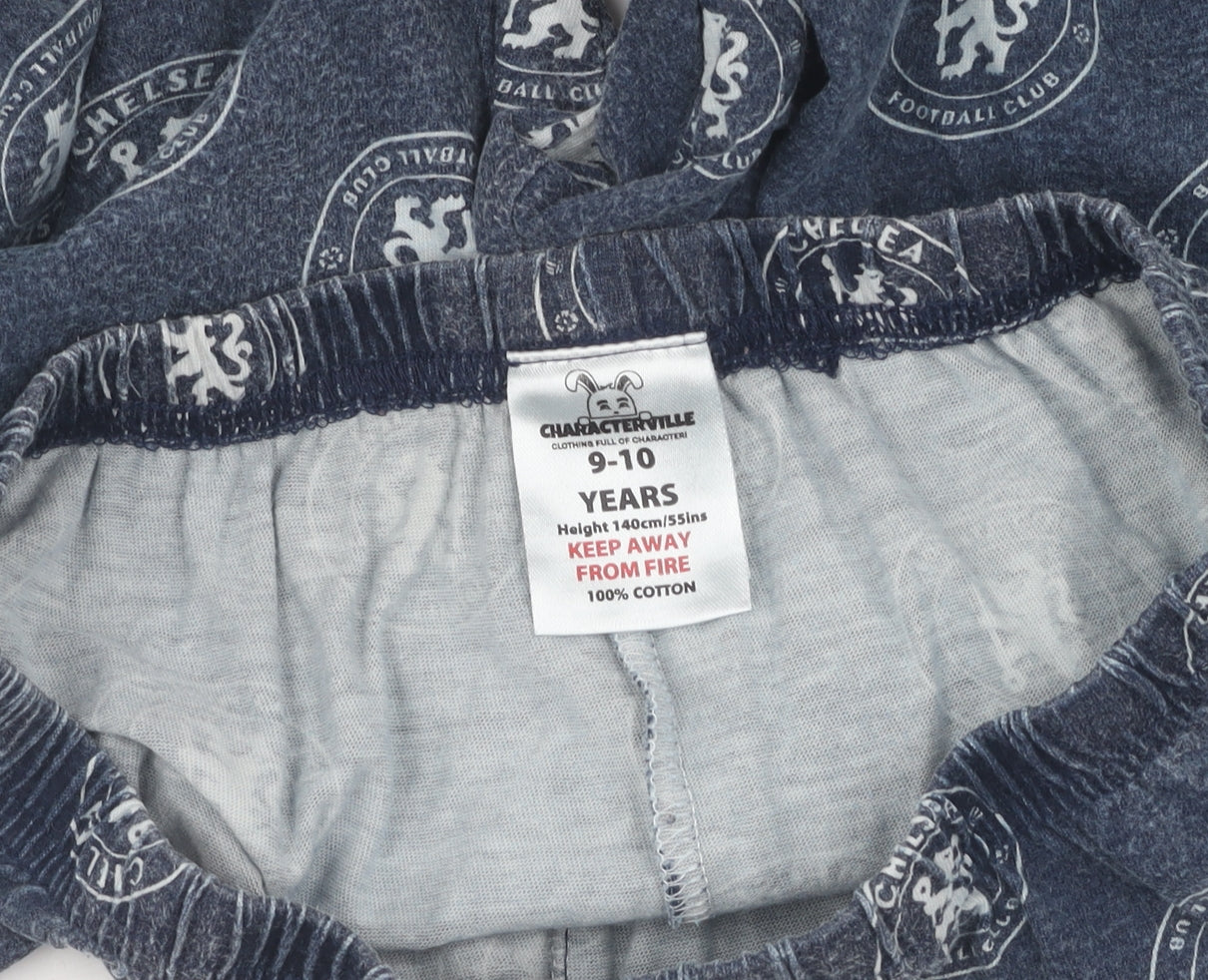 Characterville Boys Blue Chelsea FC Pyjama Pants 9-10 Years