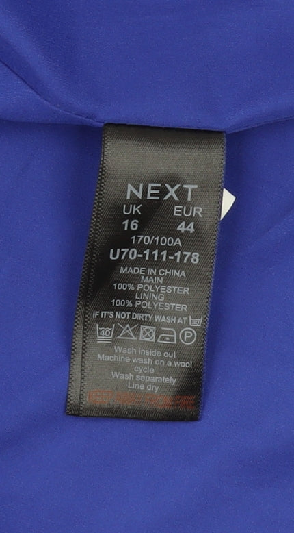 Next Women's Blue Blazer Size 16 Business Classic