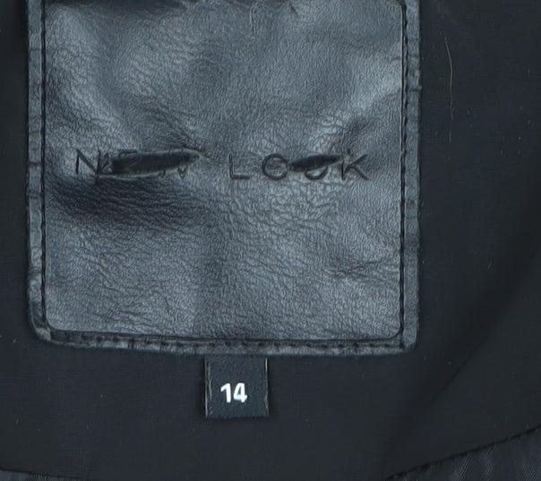 New Look Women's Black Puffer Coat Size 14