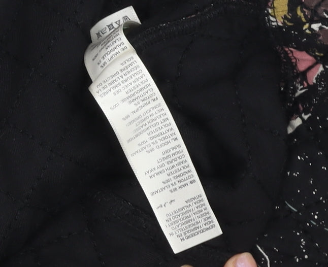 Fat Face Women’s Black Floral Pencil Skirt, UK 14