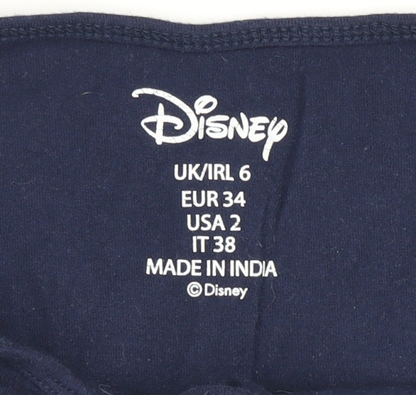 Disney Women’s Blue Stitch Tank - Size 6, Camisole Style