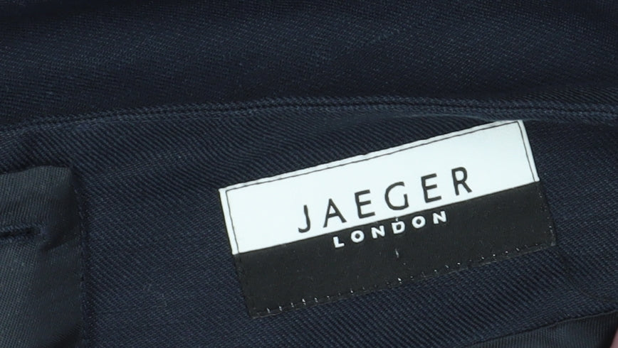 Jaeger Women's Blue Knee Length Pencil Skirt