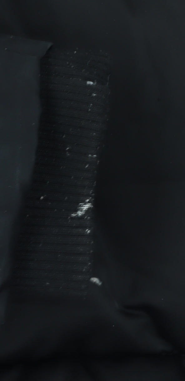 Topshop Women's Black Petite Puffer Jacket Size 8