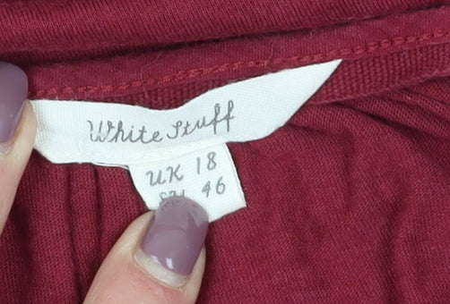 White Stuff Red Women's T-Shirt Size 18