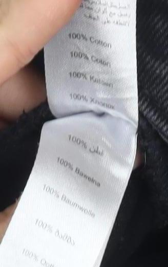 New Look Women's Black Denim Pencil Skirt Size 12