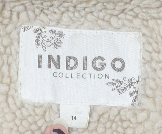 Marks and Spencer Women's Black Motorcycle Jacket Size 14