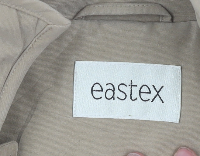 Eastex Women's Beige Quilted Coat - Size 18, Casual
