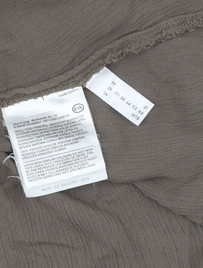 Yessica Brown A-Line Skirt Women Size 14