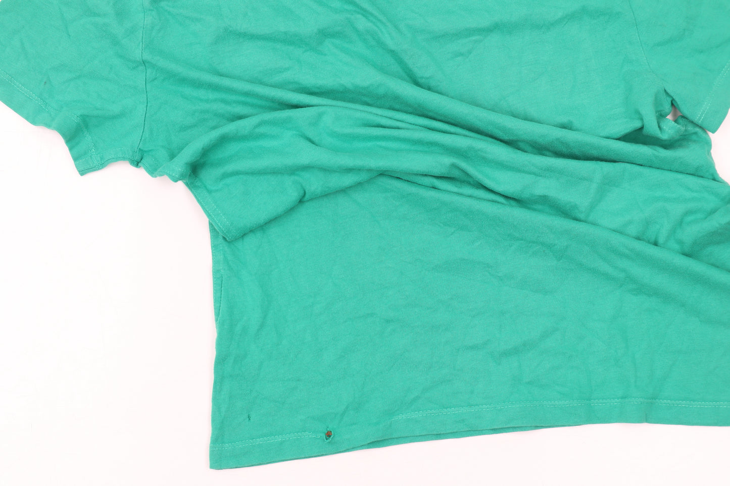 Superdry Men’s Green S T-Shirt, Short Sleeve, Cotton, Logo