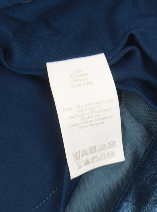 Boden Women's Blue Velvet Blouse Size 16