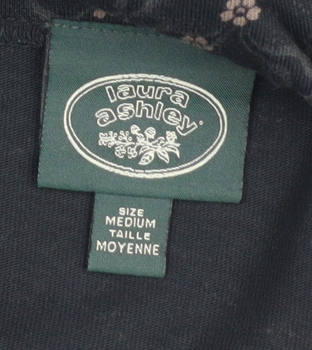 Laura Ashley Women Black Midi Pencil Skirt - M