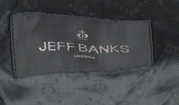 Jeff Banks Men's Grey 44 Long Suit Jacket