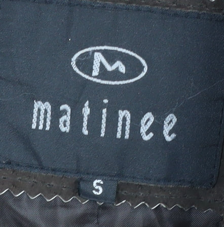 Matinee Men's Brown Suede Overcoat Jacket S