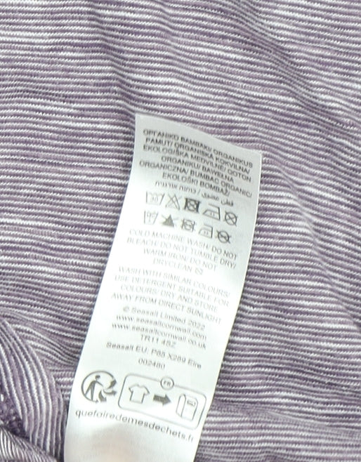 Seasalt Cornwall Women's Purple 3/4 Sleeve Top, Size 12