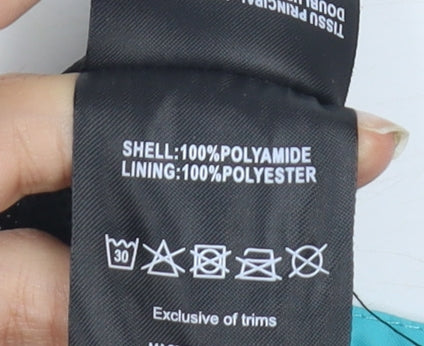 TOG24 Women's Blue Rain Coat, Size 10, Hooded, Waterproof