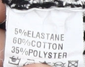 Cherry Koko Women’s Black Pleated Check Skirt S