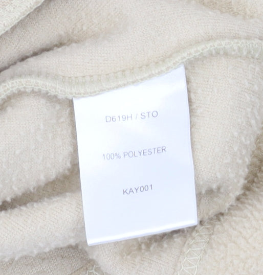 Cotton Traders Women's Beige Fleece Jacket Size 14 Casual