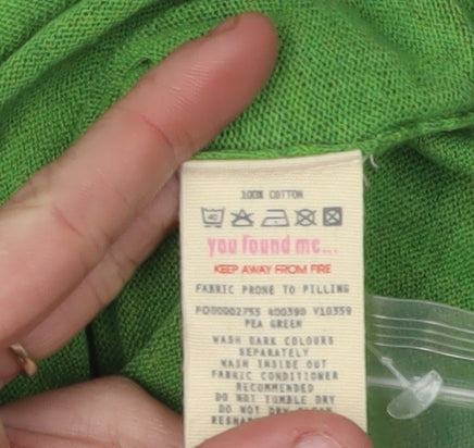 White Stuff Green Women's Cardigan, Size 10, Long Sleeve, Cotton