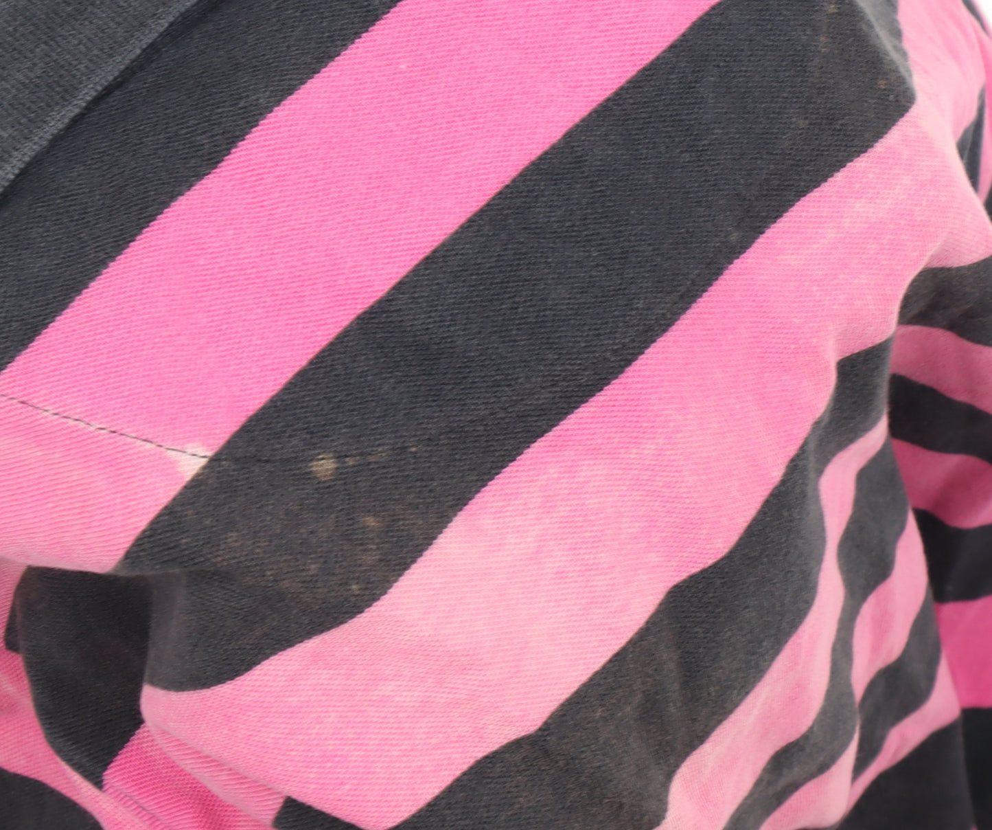 Brook Taverner Men's Polo XL Pink Striped Short Sleeve