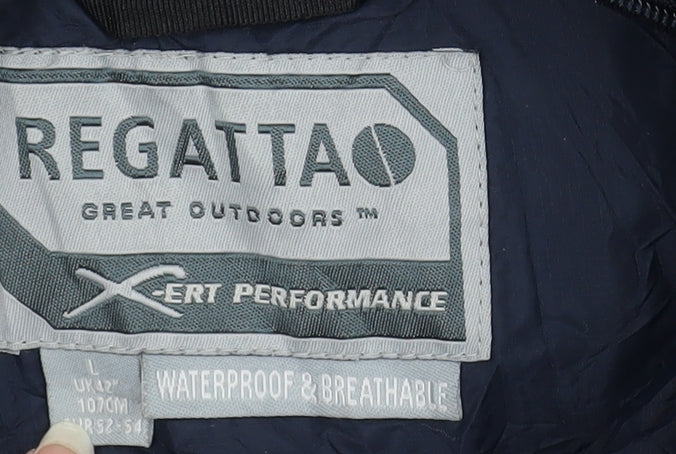 Regatta Men’s Blue Waterproof Hiking Jacket - L