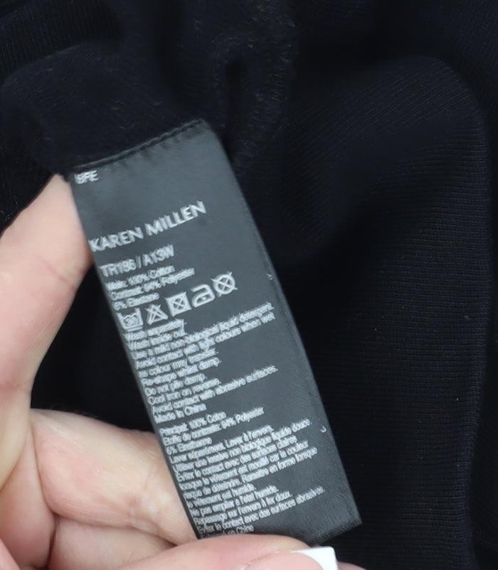 Karen Millen Women's Black Long Sleeve Blouse Size 8