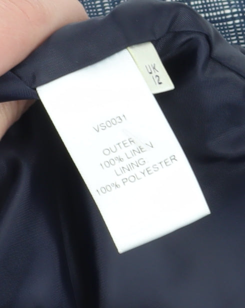 Viyella Women's Blue Midi Pencil Skirt, Size 12