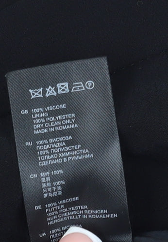 Reiss Black Pencil Skirt, Women, Size 8, Business Style