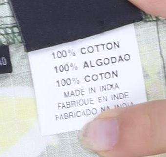 Dolls Green Floral Cotton Mini Skirt, Women's Size 12