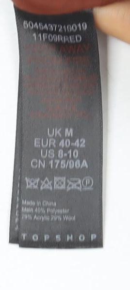 Topshop Women's Multicoloured Striped Jacket M