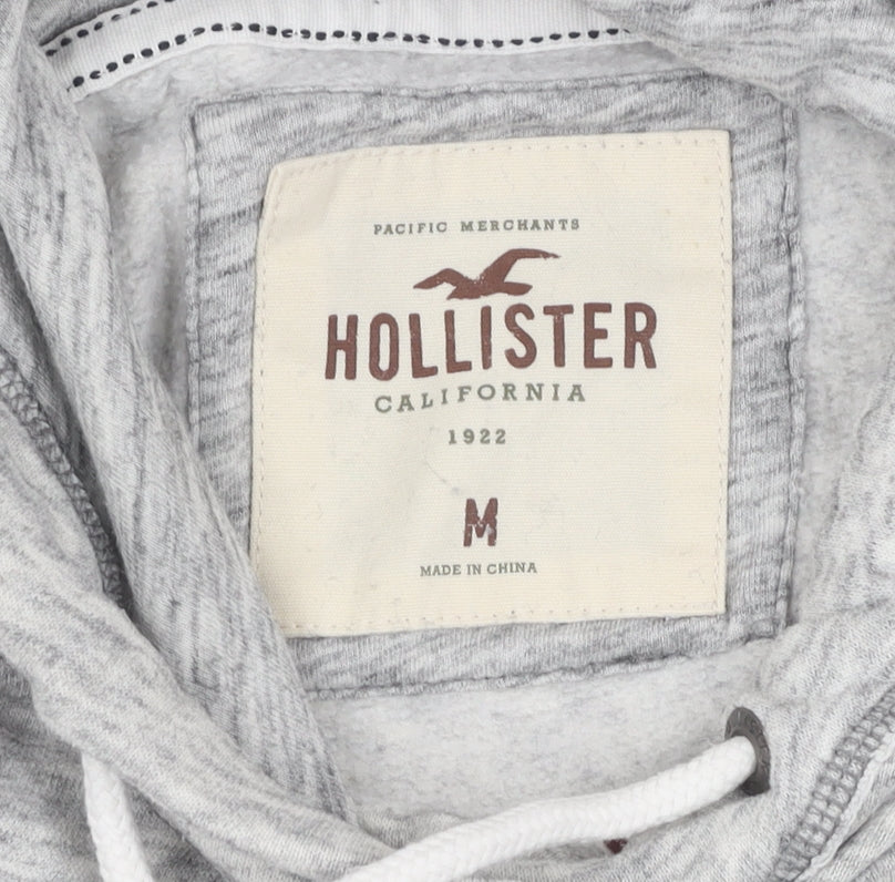 Hollister Men's Grey Pullover Hoodie M