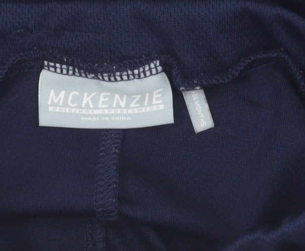 McKenzie Boys Blue Sports Shorts - Elastic Waist, Regular Fit